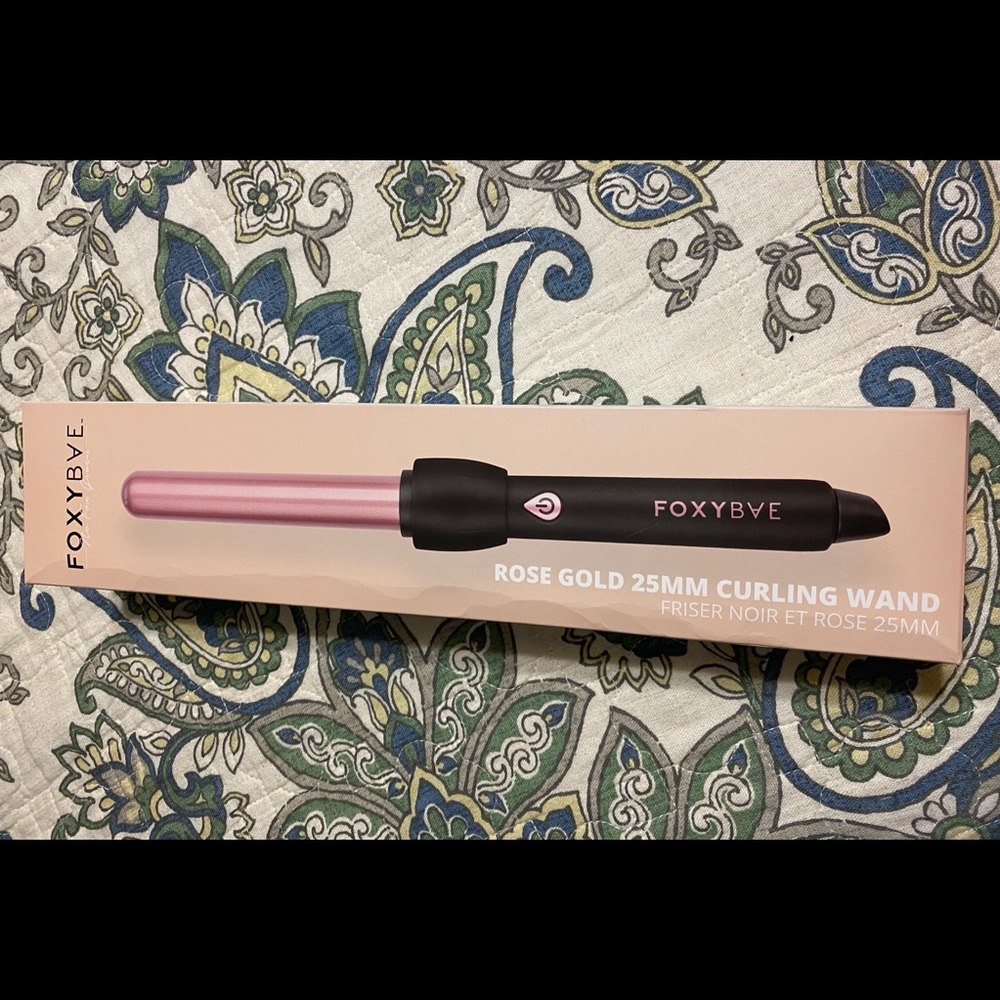 Foxybae Rose Gold 25mm Curling Wand